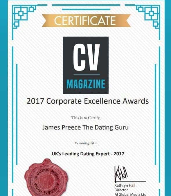 Leading Dating Expert of the Year 2017 Winner